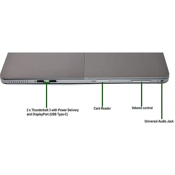 Dell (Refurbished) Latitude 7210 2-in-1 – Intel Core i5 10th Gen, 16GB DDR4 RAM, 256GB SSD, Intel UHD Graphics, 12.3" FHD Touchscreen, Convertible